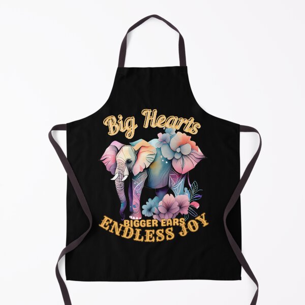 Item preview, Big Hearts, Bigger Ears, Endless Joy. elephant lover designed and sold by ElephantVibes.