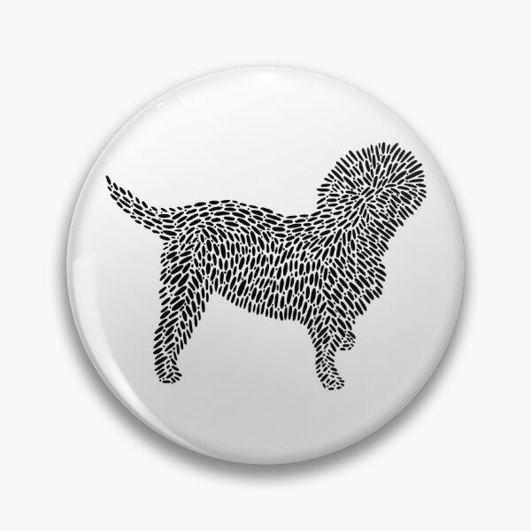 Item preview, Black Affenpinscher Terrier Monkey Dog Stencil designed and sold by inklets.