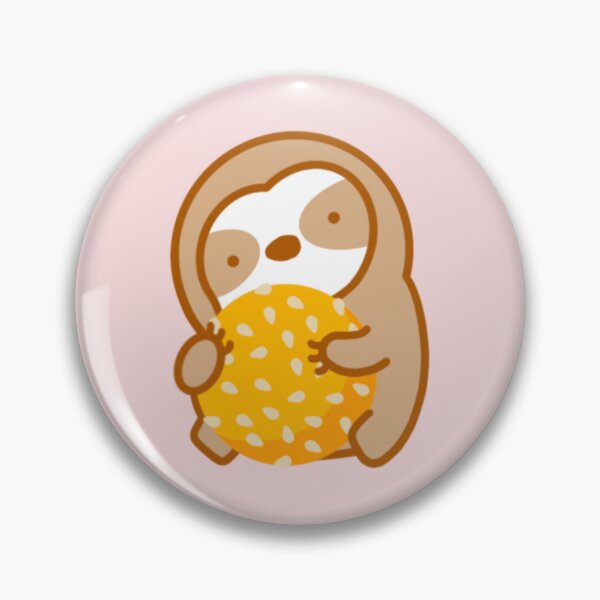 Item preview, Cute Dim Sum Sesame Ball Sloth designed and sold by theslothinme.