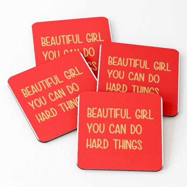 Item preview, Beautiful girl you can do hard things designed and sold by PawelNature.