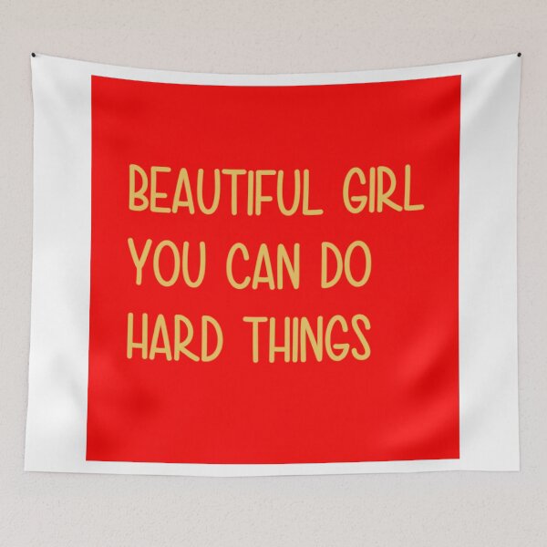Item preview, Beautiful girl you can do hard things designed and sold by PawelNature.