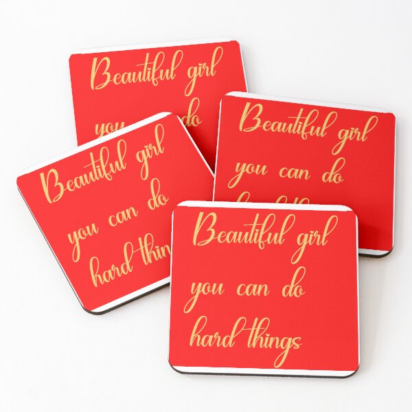 Item preview, Beautiful girl you can do hard things designed and sold by PawelNature.