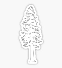 Tree Outline Sticker