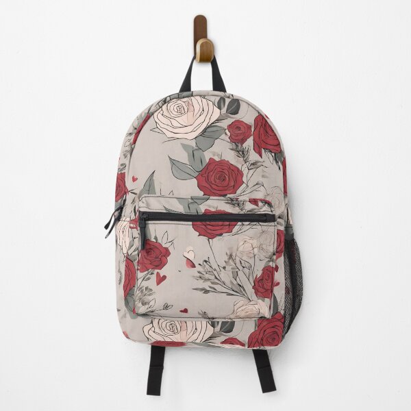 Item preview, Red and White Roses: A Floral Pattern for Peace and Love designed and sold by Noe Mill.