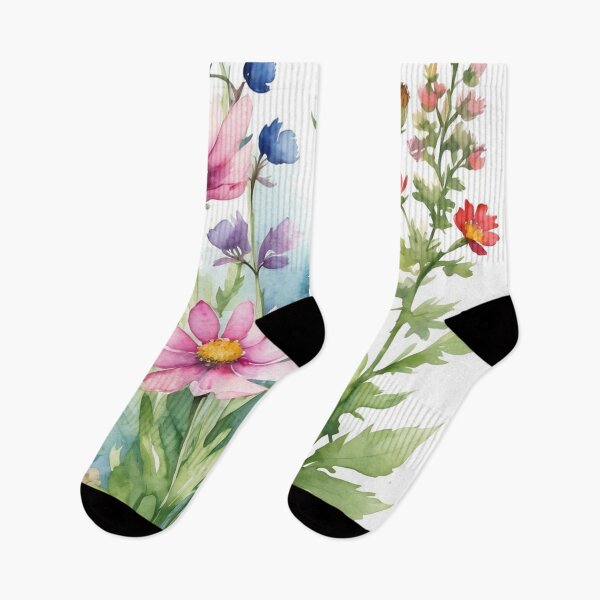 Item preview, 001 Flowers Watercolor Painting designed and sold by Alexis Art Collection.