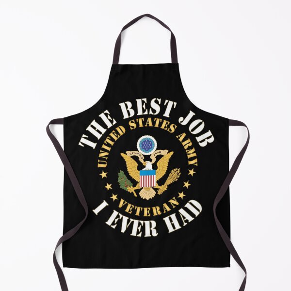 Item preview, Army - The Best Job I ever had  - United States Army Emblem w White Txt X 300 designed and sold by Military Insignia Products.