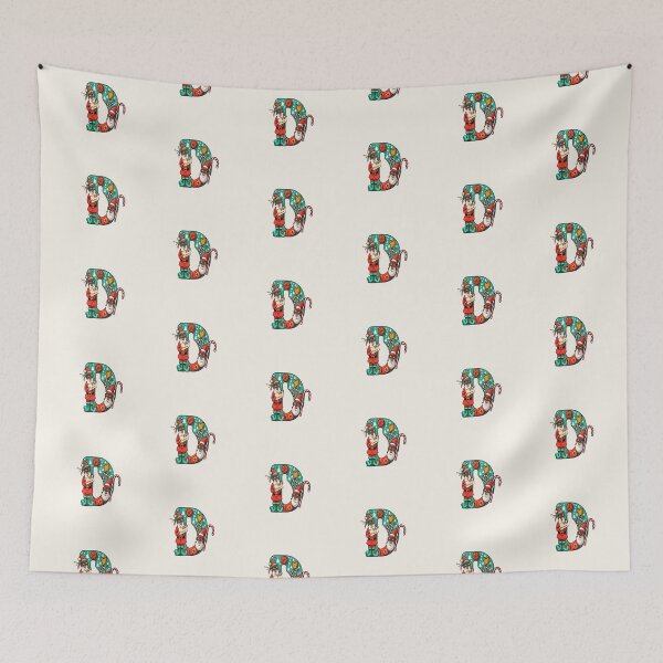 Item preview, Christmas Letter D designed and sold by Itsheartshop.