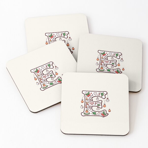 Item preview, Christmas Letter E designed and sold by Itsheartshop.