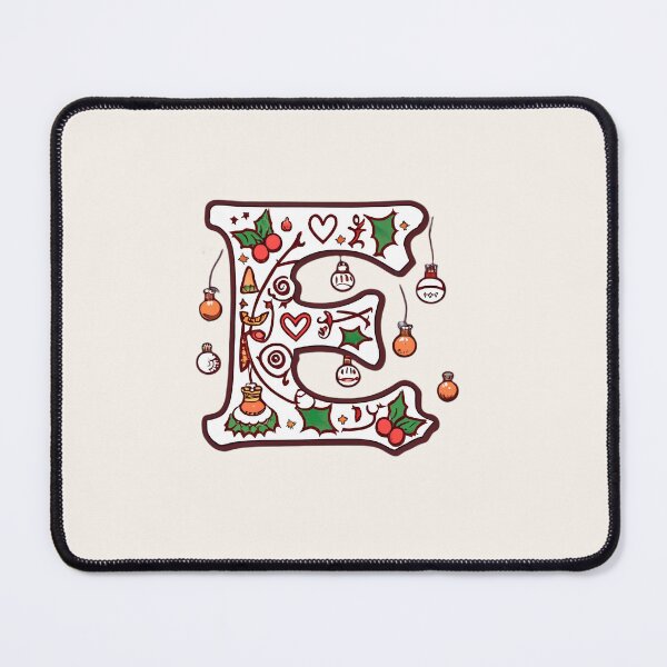 Item preview, Christmas Letter E designed and sold by Itsheartshop.