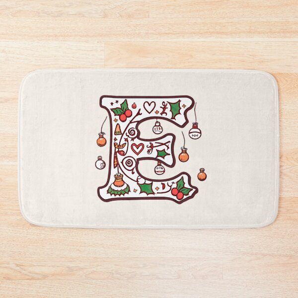 Item preview, Christmas Letter E designed and sold by Itsheartshop.