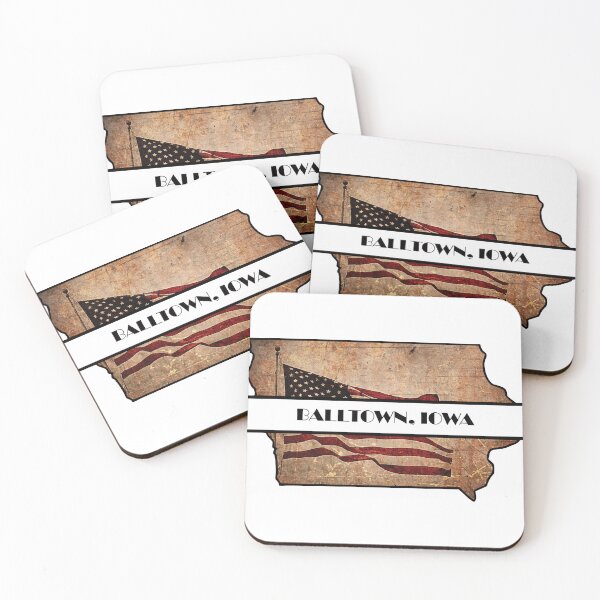 Item preview, SMALL AMERICAN TOWN: BALLTOWN IOWA designed and sold by BenO63.