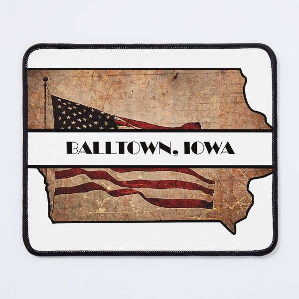 Item preview, SMALL AMERICAN TOWN: BALLTOWN IOWA designed and sold by BenO63.