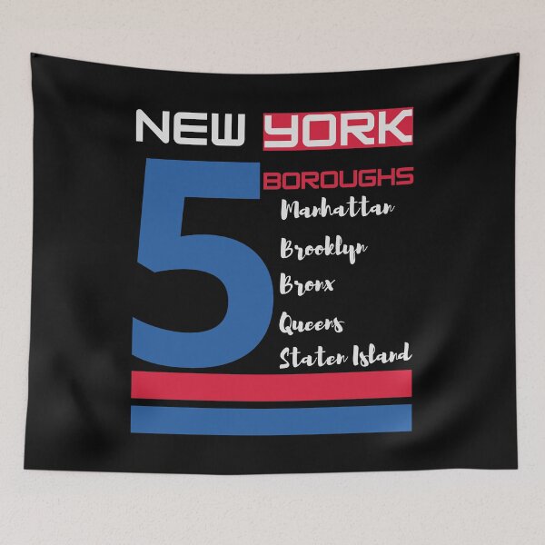 Artikelvorschau, New York und die 5 Distrikte - Lieben New York entworfen und verkauft von Grafixfun.