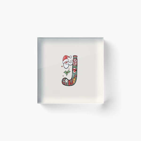 Item preview, Christmas Letter J designed and sold by Itsheartshop.