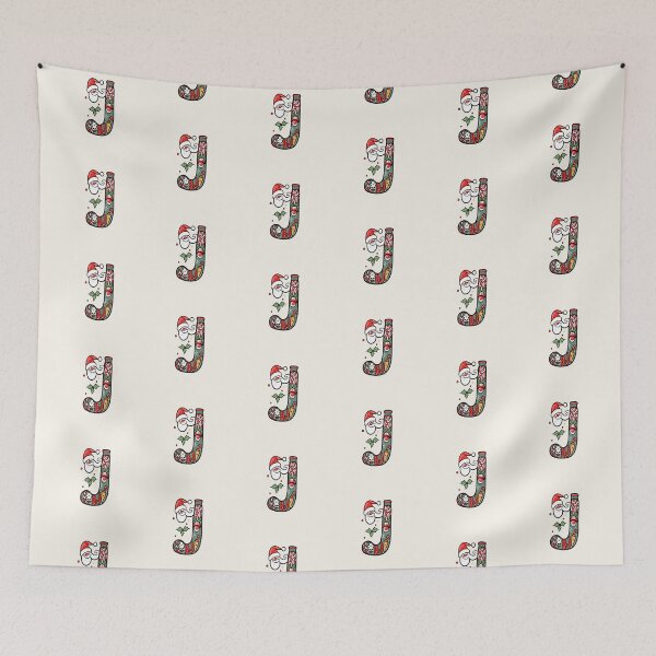 Item preview, Christmas Letter J designed and sold by Itsheartshop.