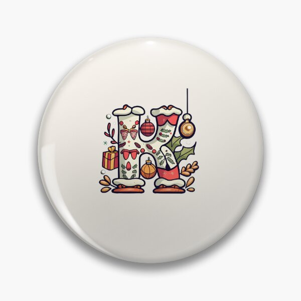 Artikelvorschau, Weihnachtsbrief K entworfen und verkauft von Itsheartshop.