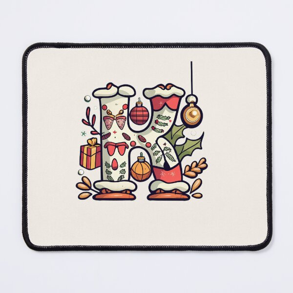 Item preview, Christmas Letter K designed and sold by Itsheartshop.