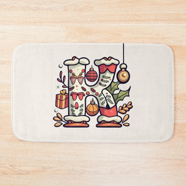 Item preview, Christmas Letter K designed and sold by Itsheartshop.