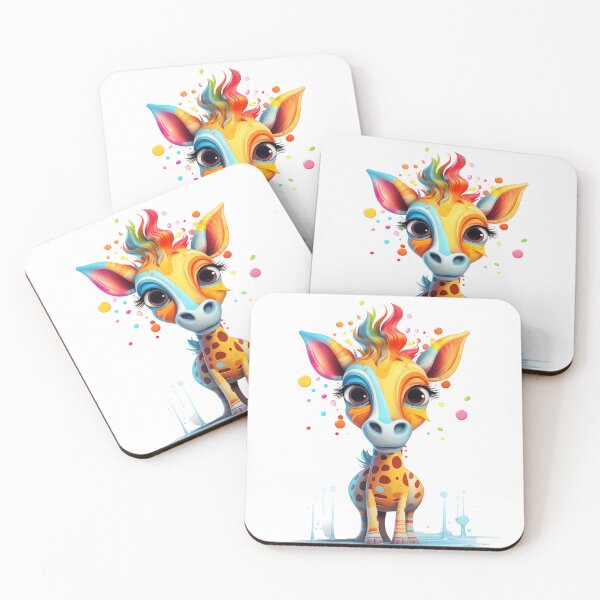 Aperçu de l'œuvre Girafe fantaisie vibrante créée et vendue par sagybp.