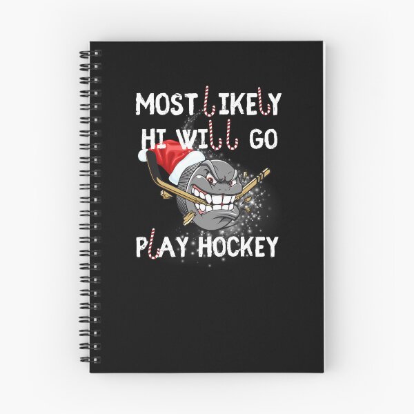 Aperçu de l'œuvre Très probablement, il ira jouer au hockey. Cadeau amusant pour les amis. créée et vendue par Krzysztof Siwek.