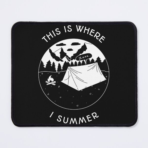 Item preview, This Is Where I Summer (black) designed and sold by MelissaNadia.