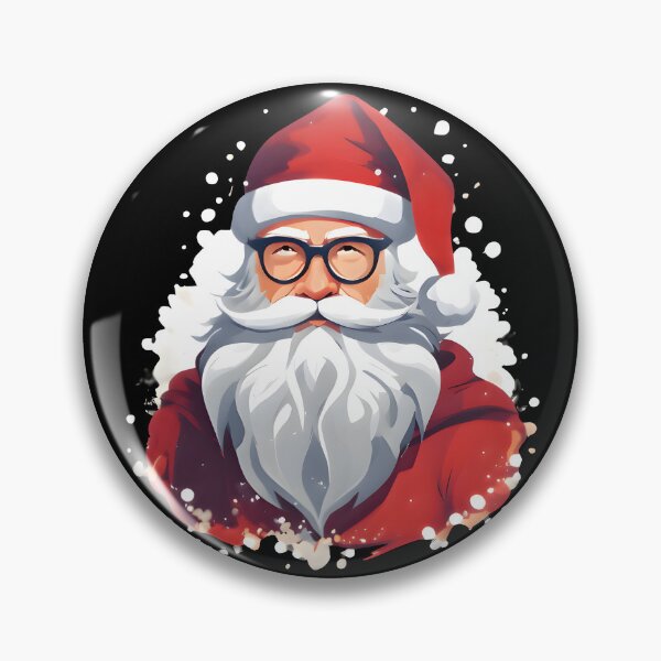 Item preview, Santa in Glasses Merry Christmas designed and sold by porterpouts.