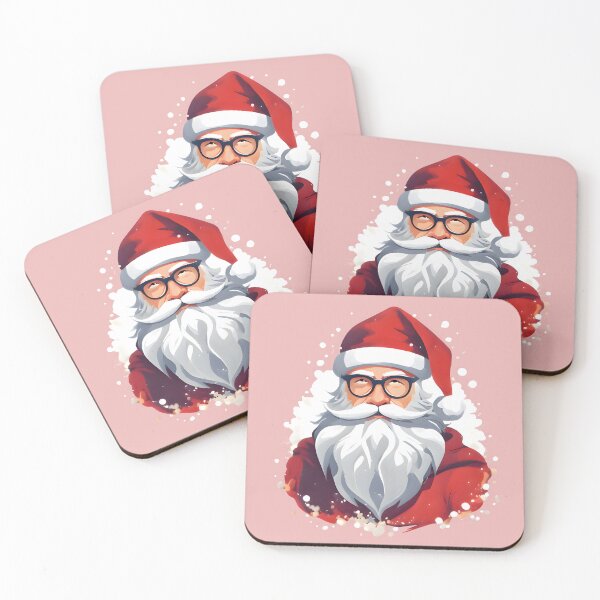 Item preview, Santa in Glasses Merry Christmas designed and sold by porterpouts.