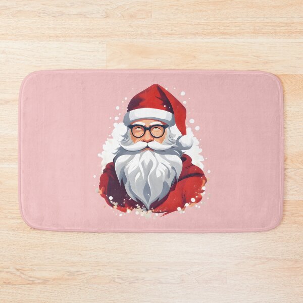 Item preview, Santa in Glasses Merry Christmas designed and sold by porterpouts.