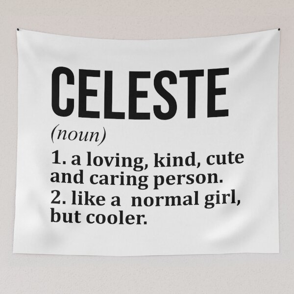 Item preview, Celeste Name Definition designed and sold by XCIV.