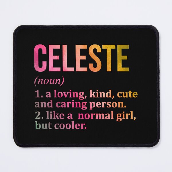 Item preview, Celeste Name Definition in Watercolor designed and sold by XCIV.