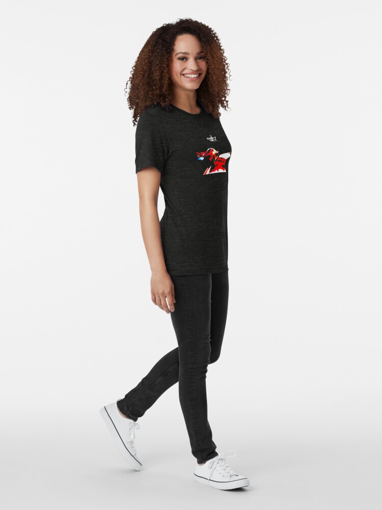 Alternate view of Shift Shirts Flame Throwing Hybrid Tri-blend T-Shirt
