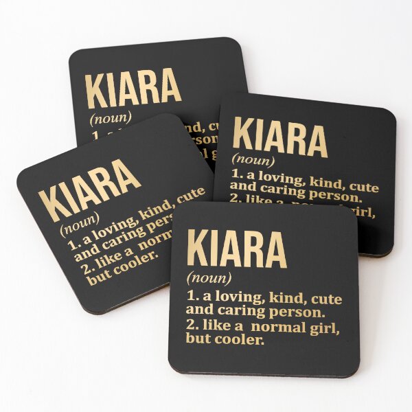 Item preview, Kiara Name Definition in Gold designed and sold by XCIV.