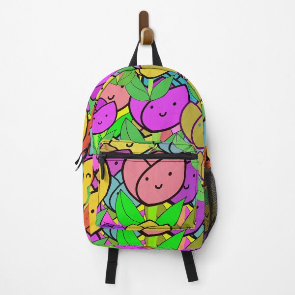 Item preview, Bright and Colorful Kawaii Tulips Pattern designed and sold by Victoria Rose.