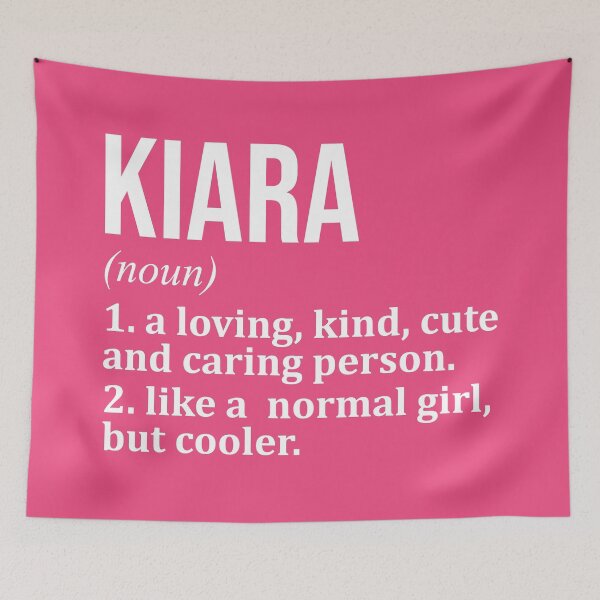 Item preview, Kiara Name Definition for Women designed and sold by XCIV.