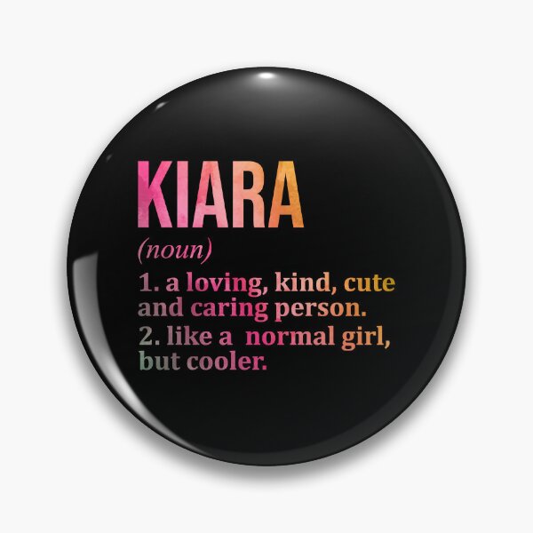 Item preview, Kiara Name Definition in Watercolor designed and sold by XCIV.