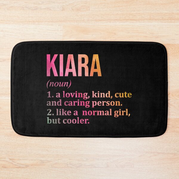 Item preview, Kiara Name Definition in Watercolor designed and sold by XCIV.