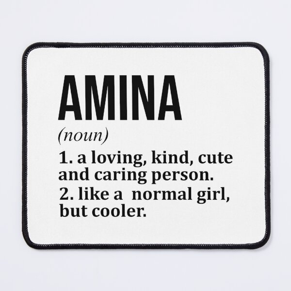 Item preview, Amina Name Definition designed and sold by XCIV.