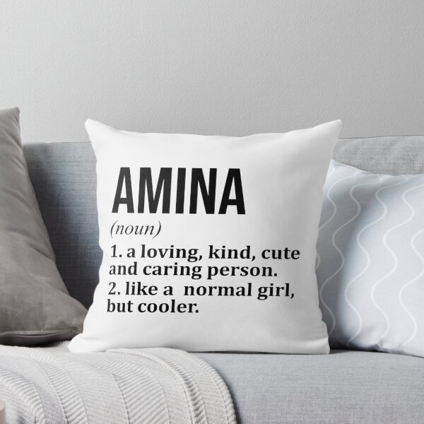 Item preview, Amina Name Definition designed and sold by XCIV.