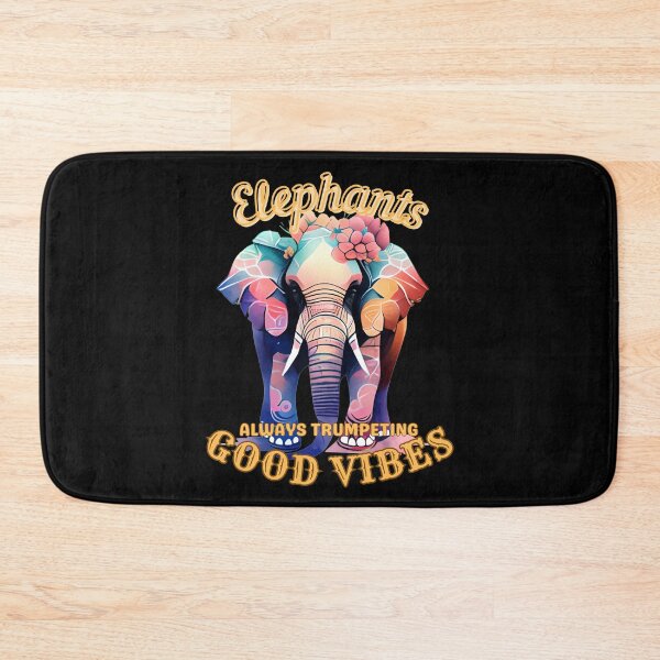 Item preview, Elephants: Always Trumpeting Good Vibes. elephant lover designed and sold by ElephantVibes.