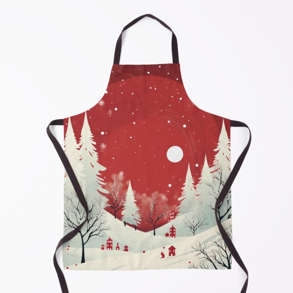 Item preview, Snowy winter scene, colorful landscapes designed and sold by exitbird.
