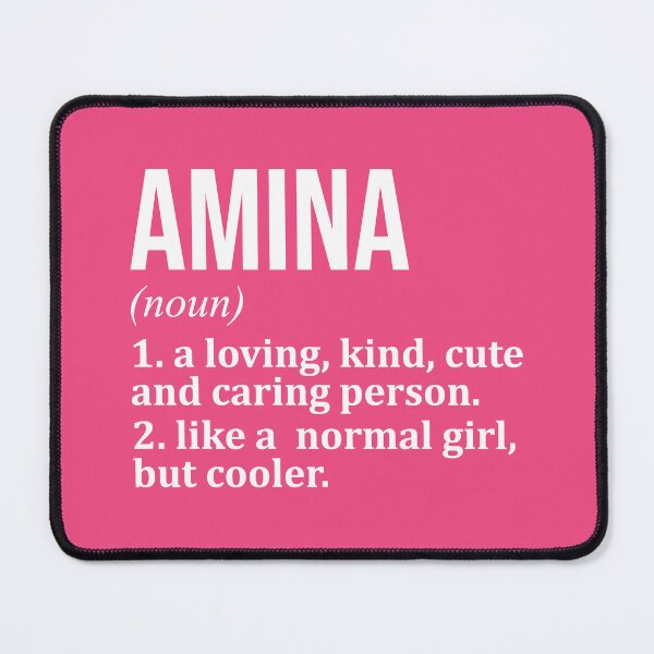 Item preview, Amina Name Definition for Women designed and sold by XCIV.
