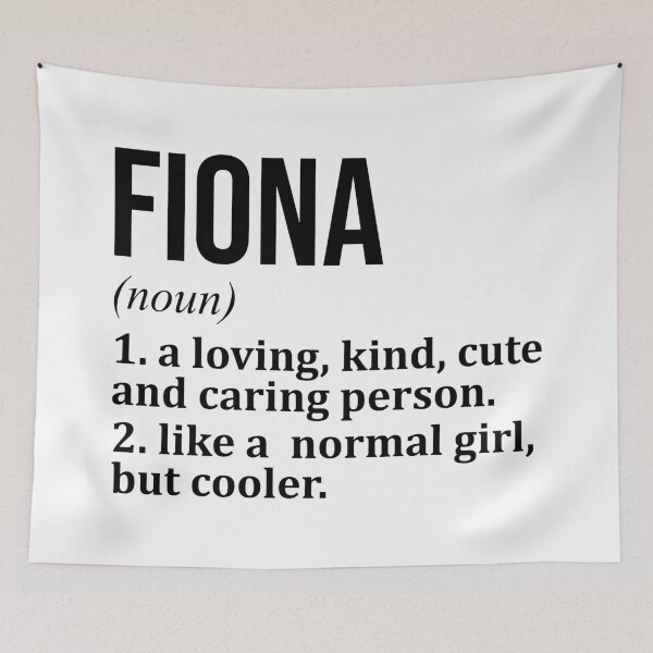 Item preview, Fiona Name Definition designed and sold by XCIV.