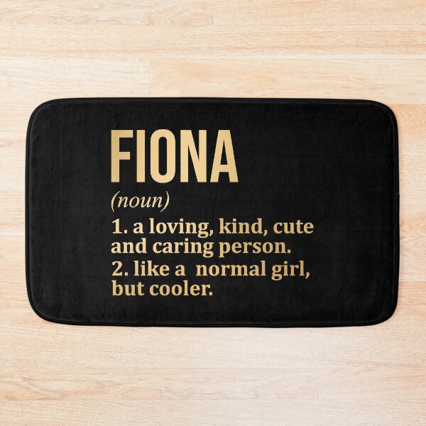 Item preview, Fiona Name Definition in Gold designed and sold by XCIV.