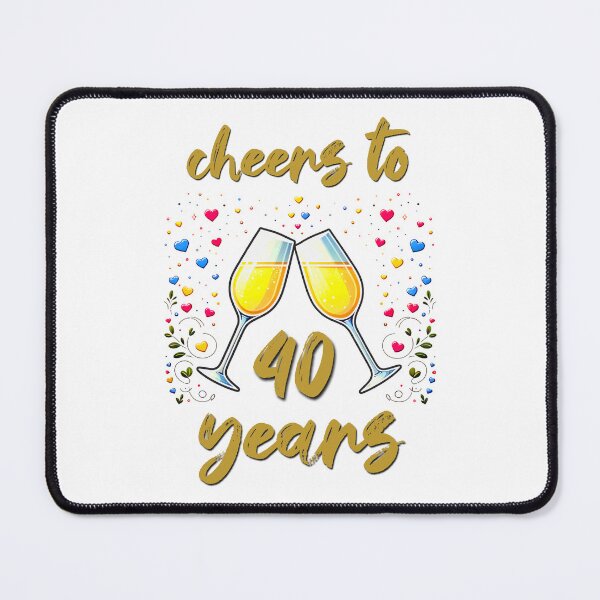 Item preview, Cheers to 40 years Anniversary Celebrating designed and sold by 4TeeToo.