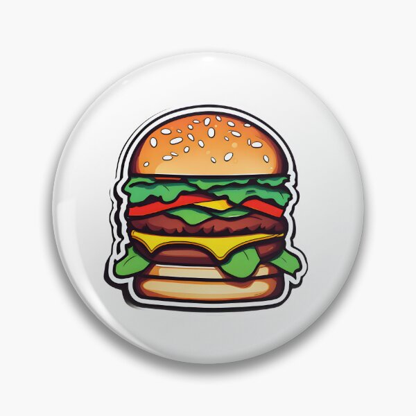 Item preview, Colorful Layered Burgers Bursting Flavors 003 designed and sold by sani-za.
