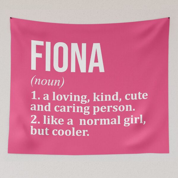 Item preview, Fiona Name Definition for Women designed and sold by XCIV.