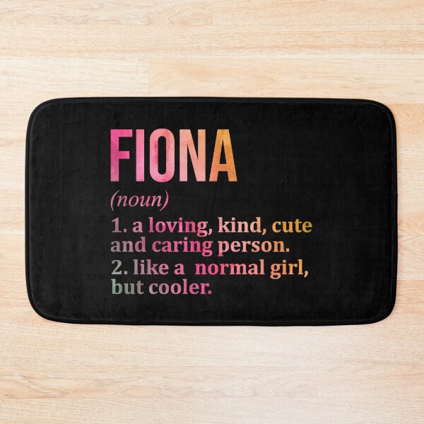 Item preview, Fiona Name Definition in Watercolor designed and sold by XCIV.