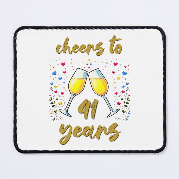 Item preview, Cheers to 41 years Anniversary Celebrating designed and sold by 4TeeToo.
