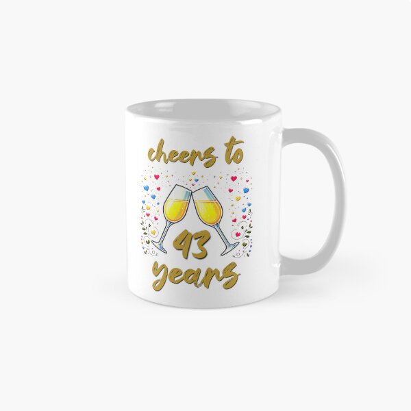 Item preview, Cheers to 43 years Anniversary Celebrating designed and sold by 4TeeToo.