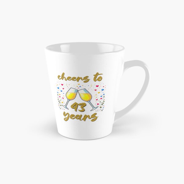 Item preview, Cheers to 43 years Anniversary Celebrating designed and sold by 4TeeToo.